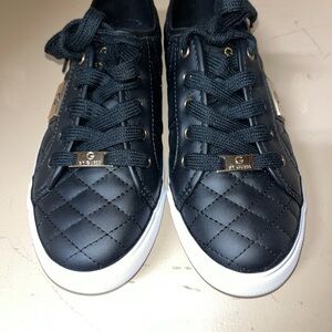 Guess Black Quilted Sneakers